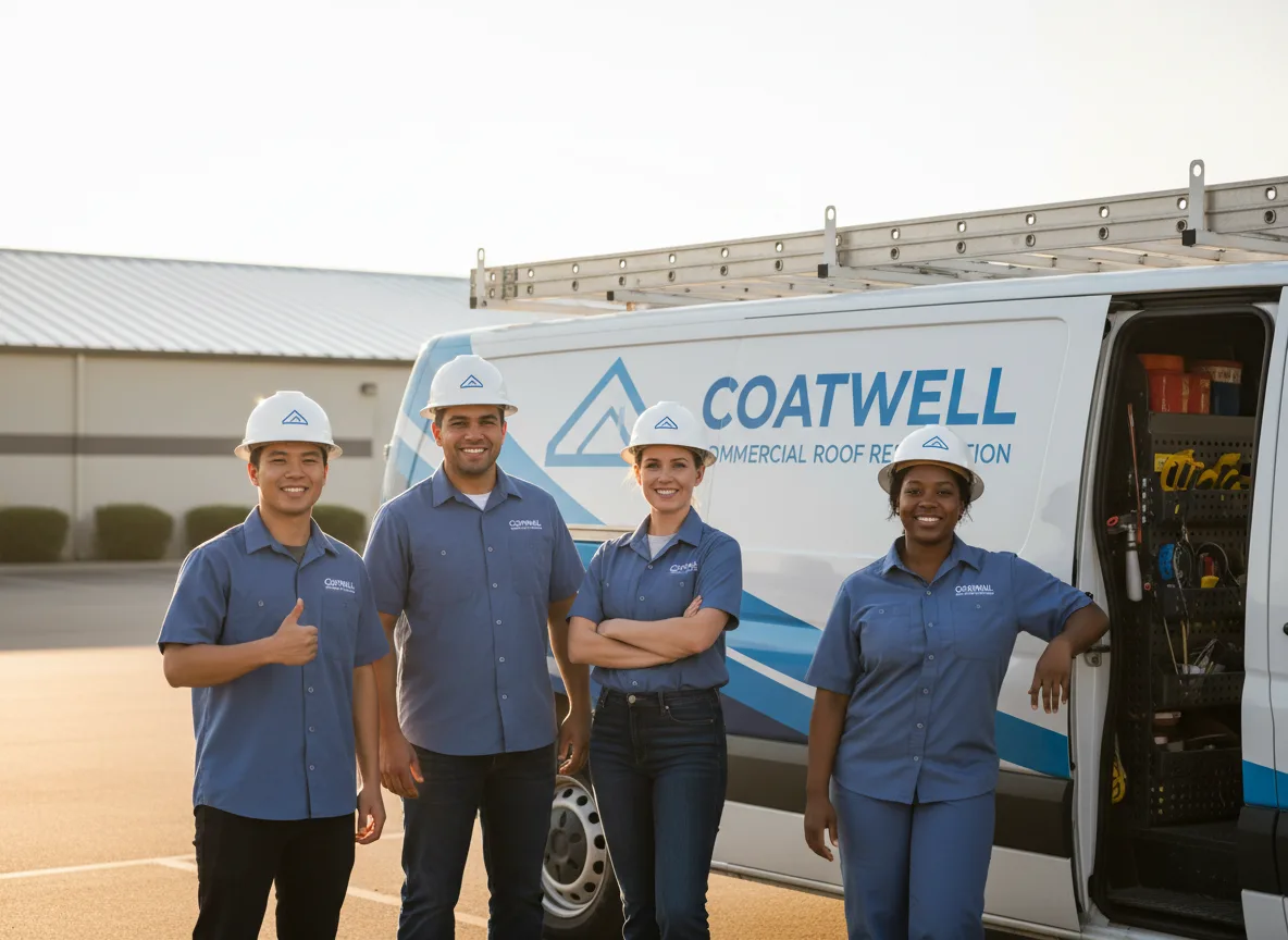 Commercial roof coating company in Cadogan, PA